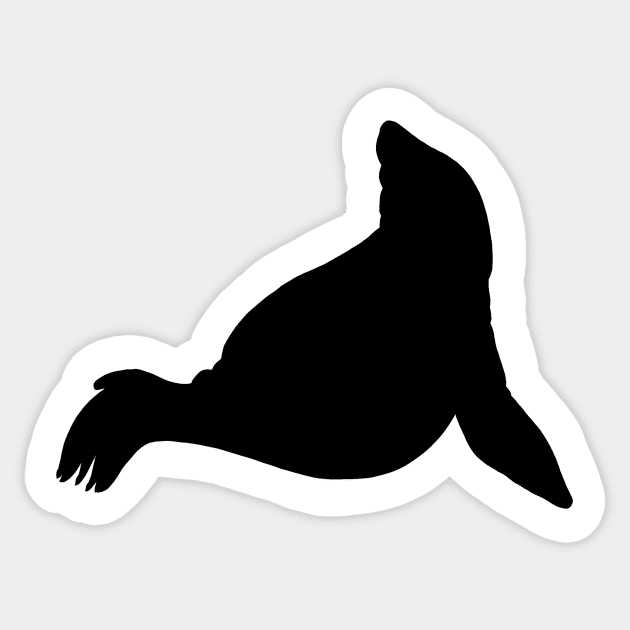 Seal Mudflap Right Sticker by Erika Lei A.M.